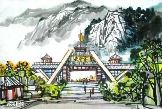 安徽風(fēng)景如畫(huà)！手繪版的安徽旅游景點(diǎn)更美！